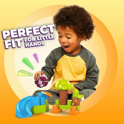 Mega Bloks Peek A Blocks Panda Slide with Big Building Blocks