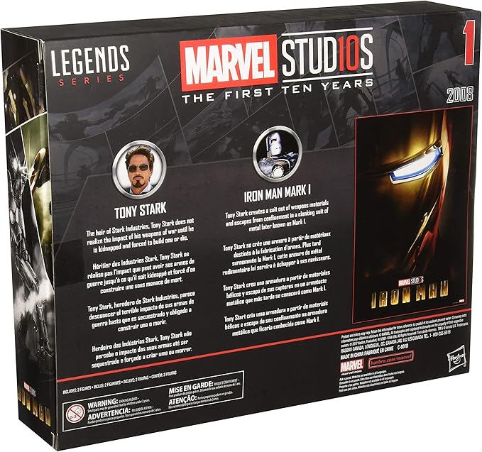 Marvel Studios Legends Series Hasbro Tony Stark & Iron Man Mark Action Figures. Marvel Studios Legends Series Hasbro Tony Stark & Iron Man Mark Action Figures.