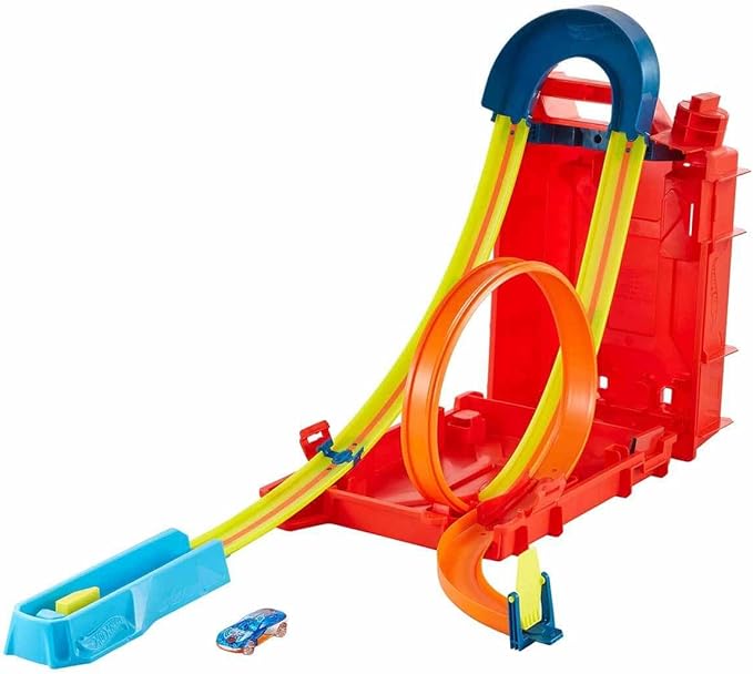 Hot Wheels Toy Car Set Track Builder Unlimited Playset Fuel Can Stunt Box Hot Wheels Toy Car Set Track Builder Unlimited Playset Fuel Can Stunt Box