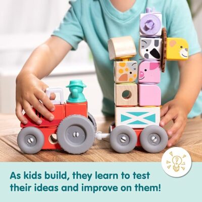 Melissa & Doug Blockables™ Farm Snap and Play