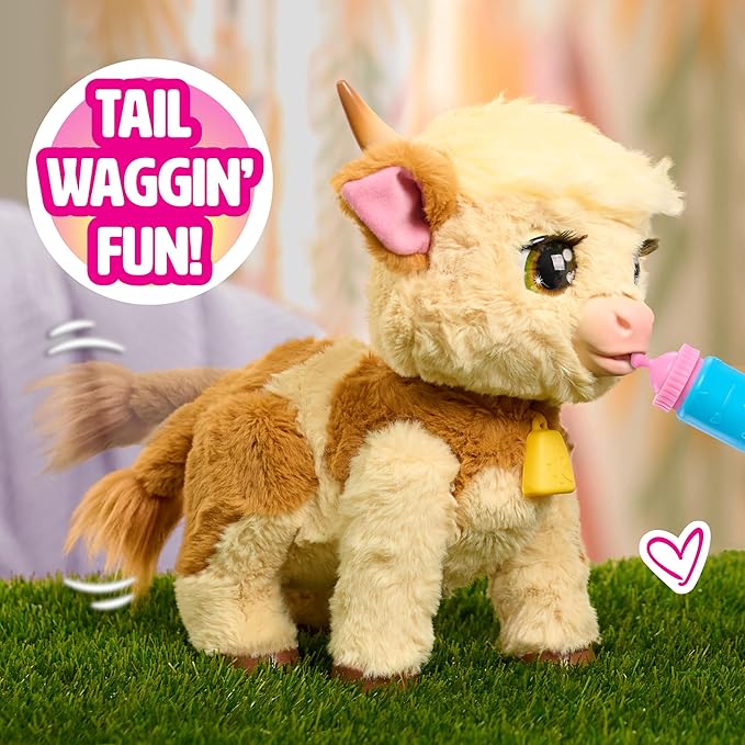 FurReal Maggie The Feed & Follow Cow FurReal Maggie The Feed & Follow Cow