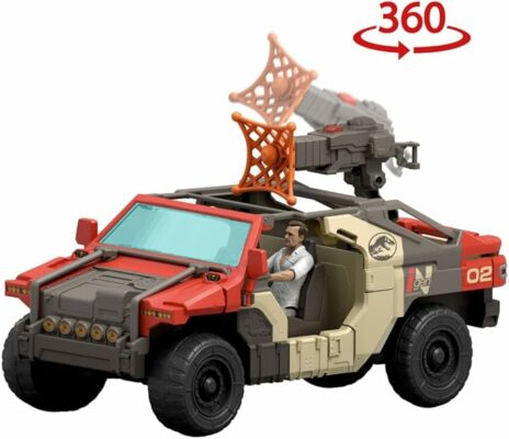 Jurassic World Rebirth Vehicle with 1 Human & 1 Dinosaur Figure