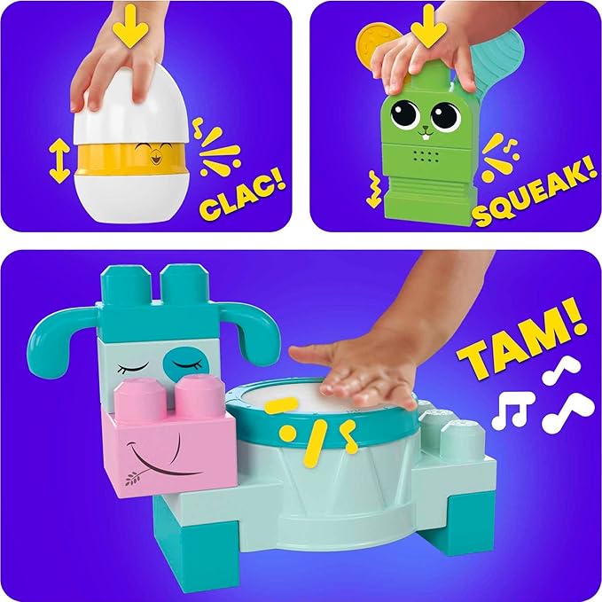 MEGA BLOKS Musical Farm Band with 40 Pieces and 6 Music Sheets MEGA BLOKS Musical Farm Band with 40 Pieces and 6 Music Sheets