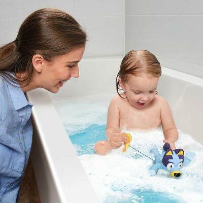 TOMY Toomies Swimming Bluey Bath Toy with Seahorse