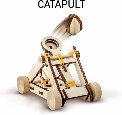 NATIONAL GEOGRAPHIC Da Vinci Model Kit Catapult Kit for Kids