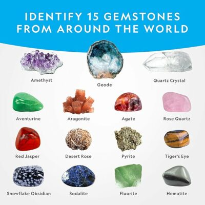 NATIONAL GEOGRAPHIC Mega Gemstone Dig Kit Gemstones and Crystals