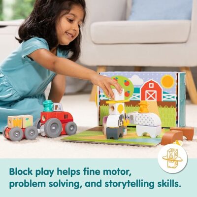 Melissa & Doug Blockables™ Farm Snap and Play