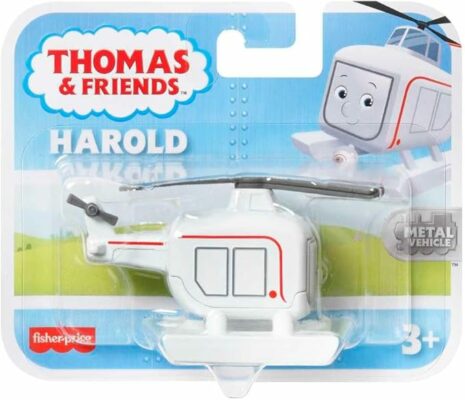 Thomas & Friends Fisher Price Harold Metal Engine Helicopter Toy