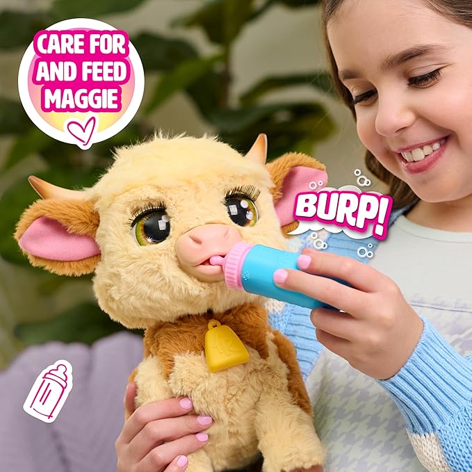 FurReal Maggie The Feed & Follow Cow FurReal Maggie The Feed & Follow Cow