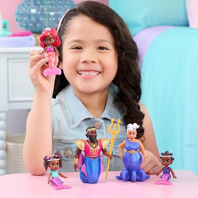 Disney Junior Ariel Royal Family 6 Piece Color Change Mermaid Figure Set Disney Junior Ariel Royal Family 6 Piece Color Change Mermaid Figure Set