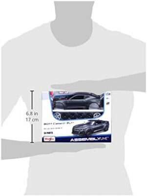 Maisto Scale Assembly Line Chevrolet Camaro ZL1 Vehicle Black