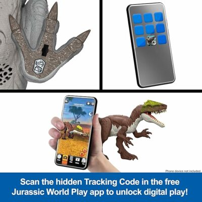 Jurassic World Rebirth Bite N Blast Mosasaurus Action Figure