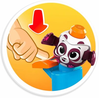 Mega Bloks Peek A Blocks Panda Slide with Big Building Blocks