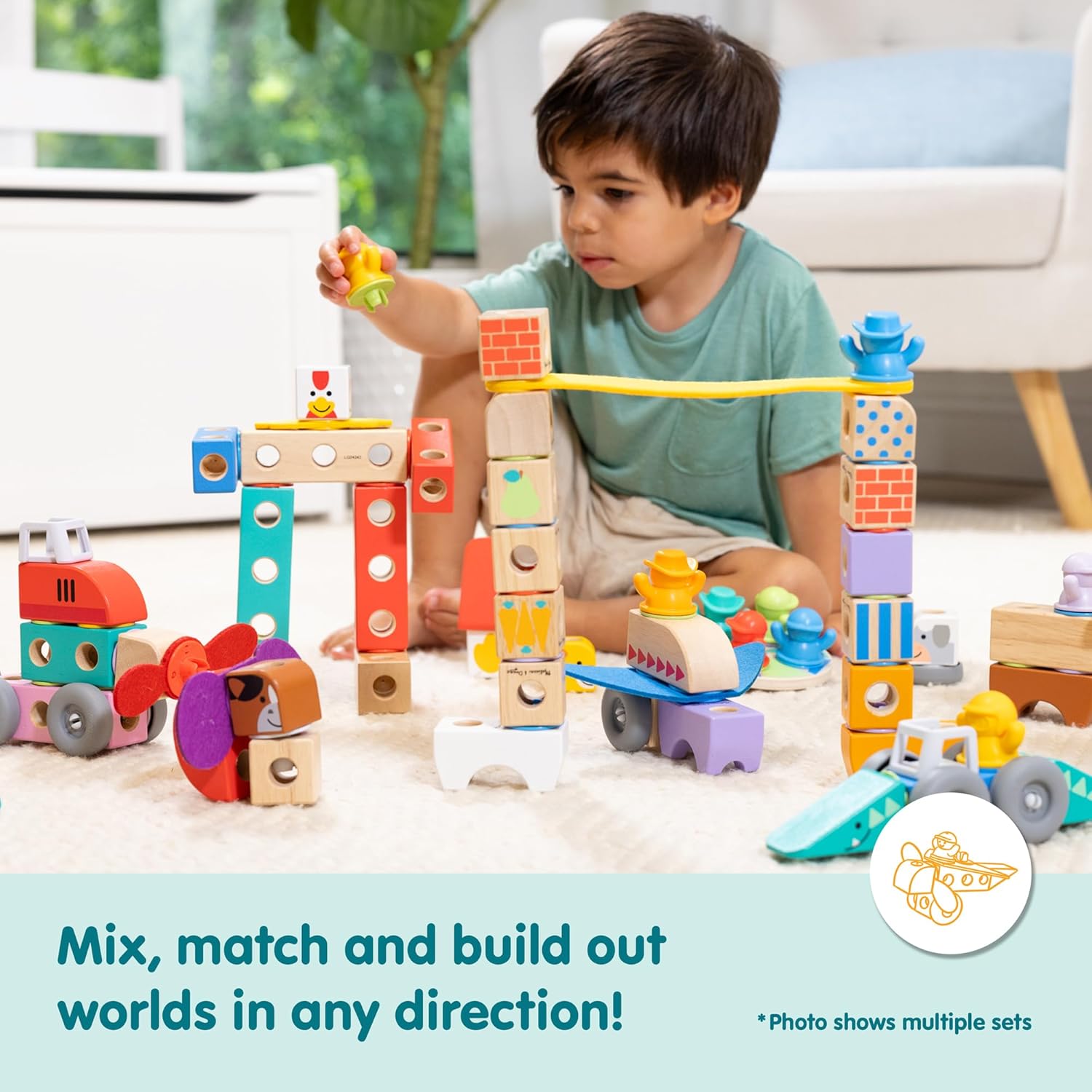 Melissa & Doug Blockables™ Farm Snap and Play Melissa & Doug Blockables™ Farm Snap and Play