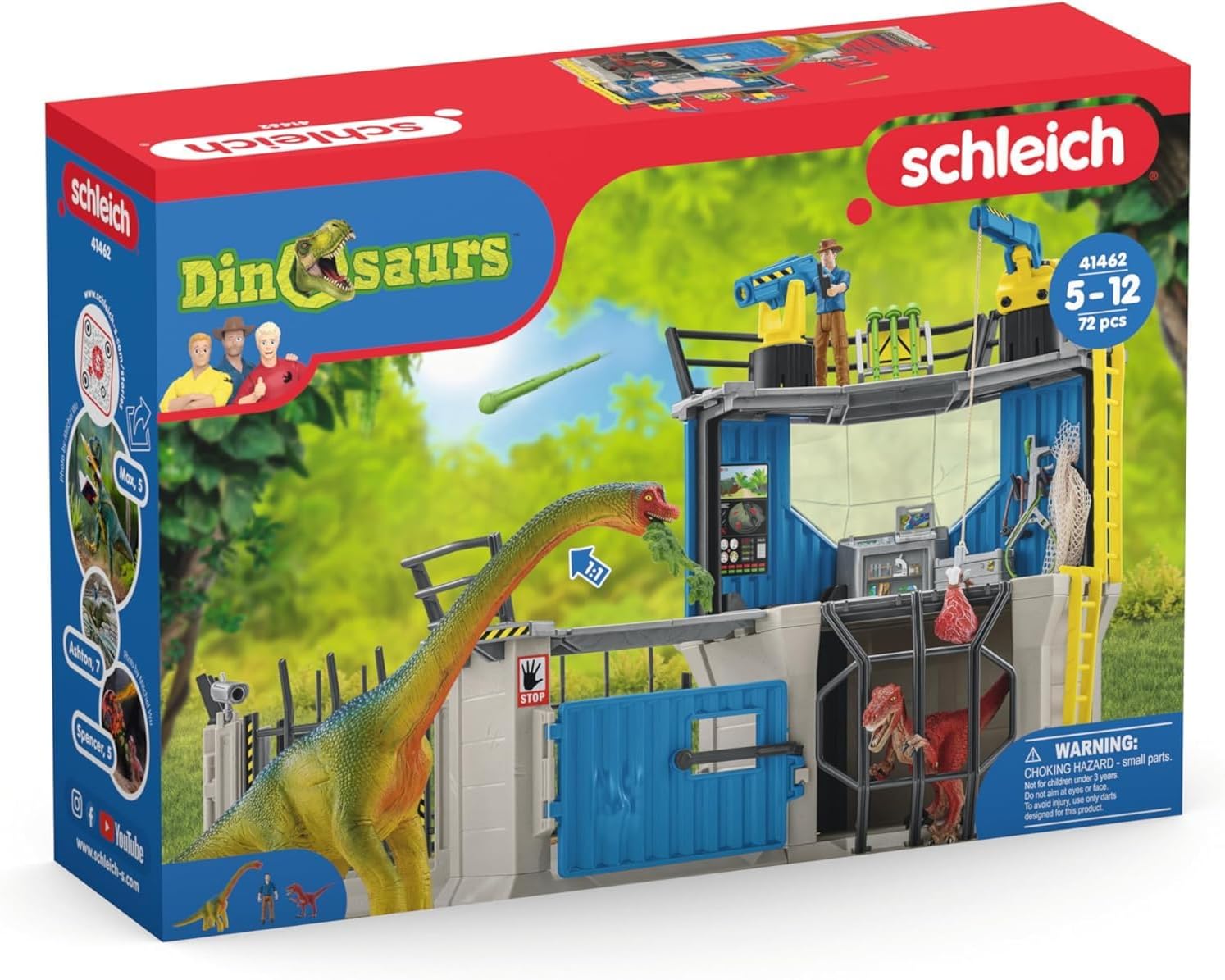 Dinosaurs 72PC Large Dinosaur Research Station Playset Dinosaurs 72PC Large Dinosaur Research Station Playset