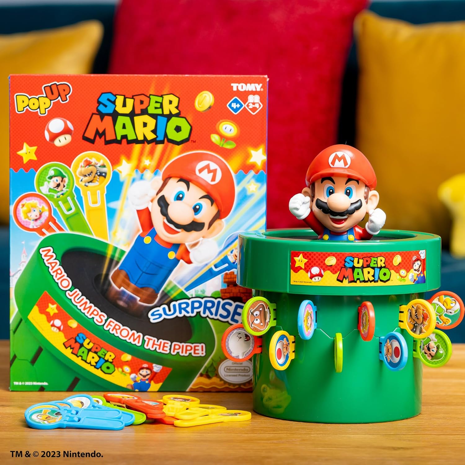 TOMY Pop Up Super Mario Board Game TOMY Pop Up Super Mario Board Game