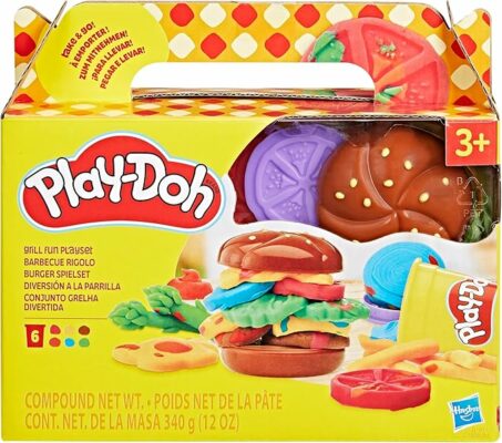 Play-Doh Grill Fun Playset Play Kitchen Toys
