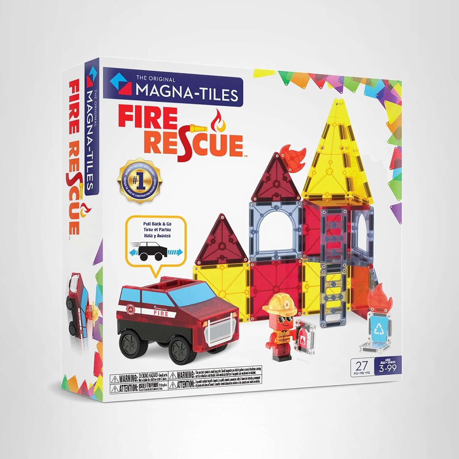 MAGNA TILES Fire Rescue 27 Piece MAGNA TILES Fire Rescue 27 Piece