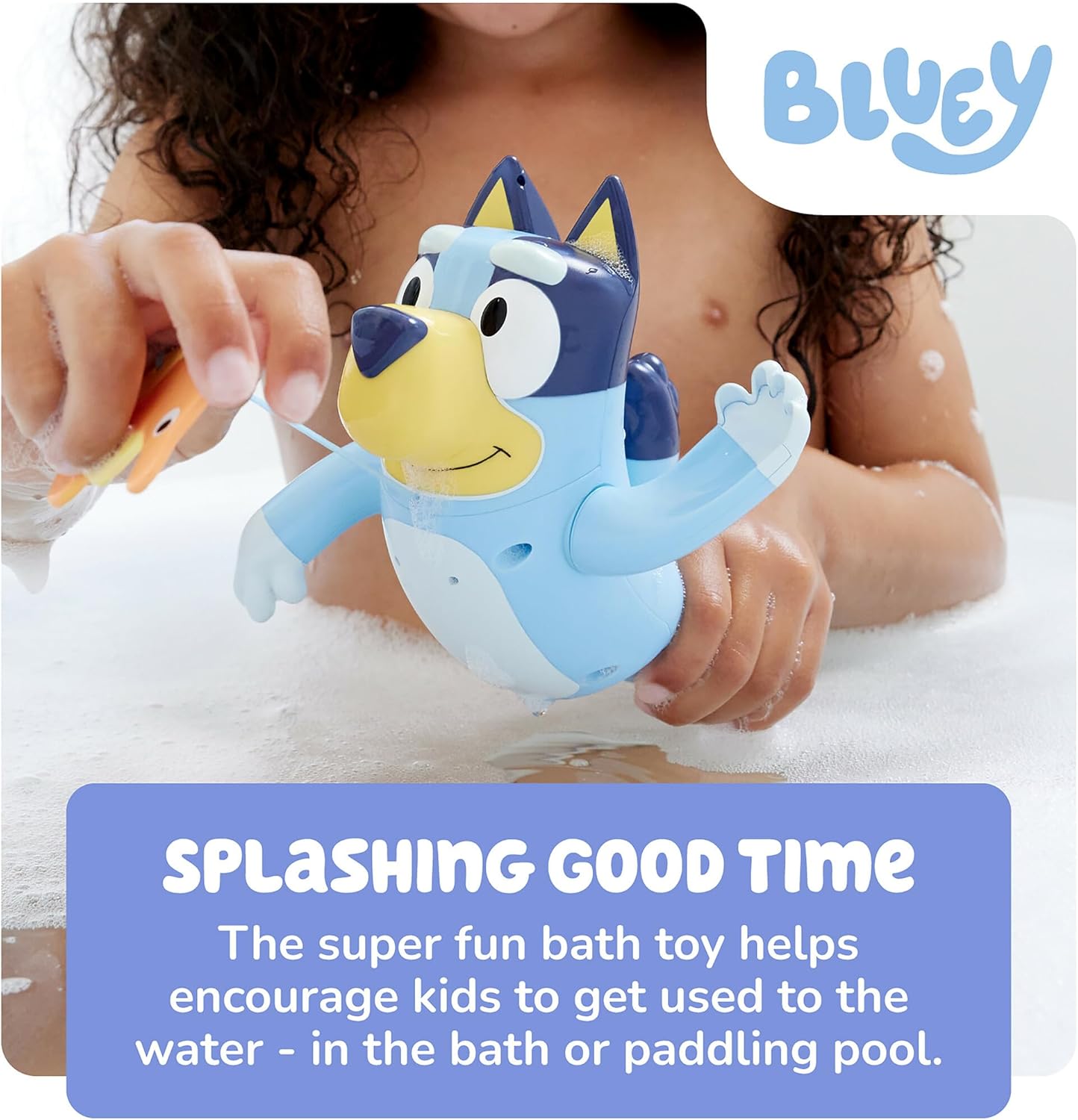 TOMY Toomies Swimming Bluey Bath Toy with Seahorse TOMY Toomies Swimming Bluey Bath Toy with Seahorse