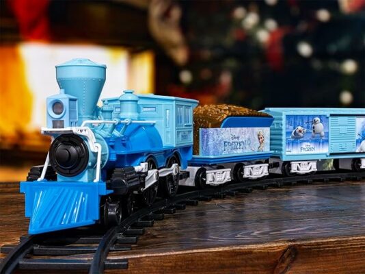 Disney's Frozen Ready to Play Set Battery Powered Model Train Set with Remote