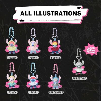 Disney Stitch GenZ Street Collection Vinyl Plush Pendant Surprise Box Figure