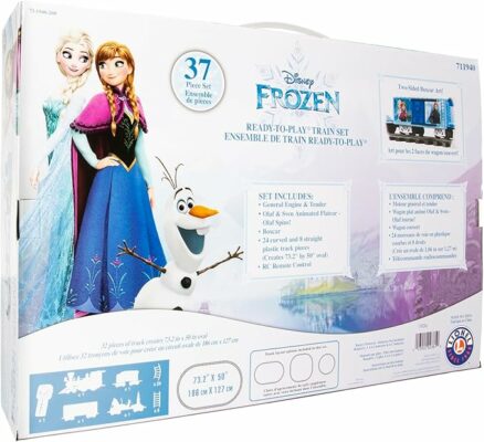 Disney's Frozen Ready to Play Set Battery Powered Model Train Set with Remote