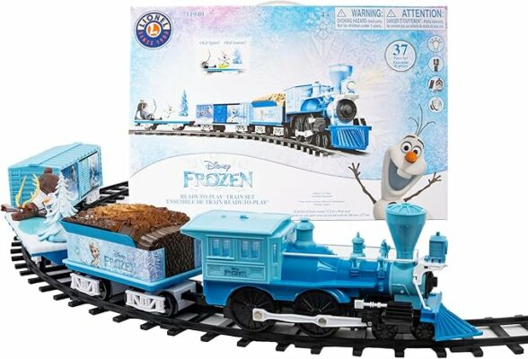 Disney's Frozen Ready to Play Set Battery Powered Model Train Set with Remote