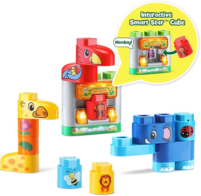 LeapFrog LeapBuilders Safari Animals Multicolor