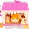 Little Live Mama Surprise Minis Hamster & Babies with 2 Magic Feeding Bottles Bundled Gift Set