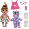 Baby Alive Super Brown Hair Dress Up Baby Doll Playset