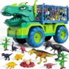 Dinosaur Truck Toys for Kids Jurassic Play Set