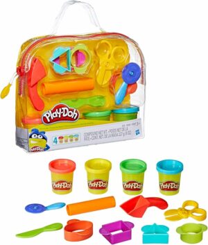 Play-Doh Starter Set 9 Piece Kit with Storage Tote