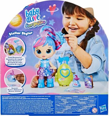 Baby Alive Star Besties Doll Stellar Skylar Space Themed Doll