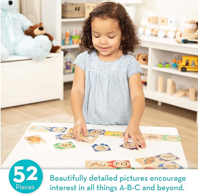 Melissa & Doug Self Correcting Alphabet Puzzle 52 pcs with Toy Melissa & Doug Self Correcting Alphabet Puzzle 52 pcs with Toy