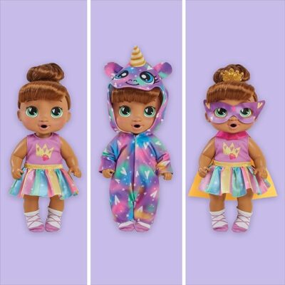 Baby Alive Super Brown Hair Dress Up Baby Doll Playset