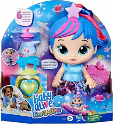 Baby Alive Star Besties Doll Stellar Skylar Space Themed Doll