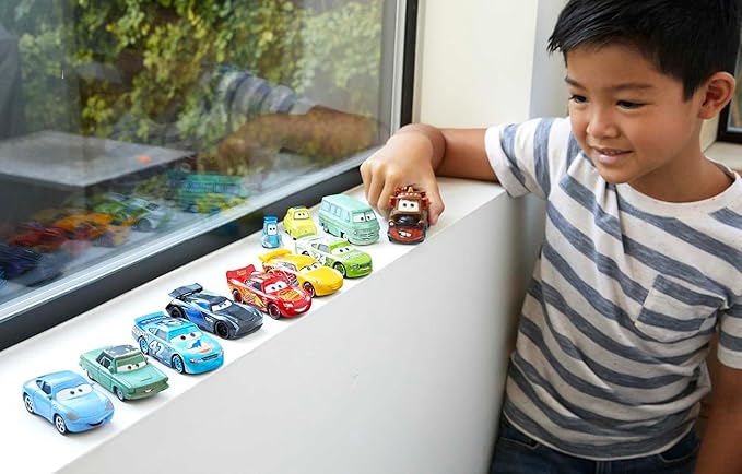 Disney and Pixar Cars Set of 10 Die Cast Mini Racers Vehicles Disney and Pixar Cars Set of 10 Die Cast Mini Racers Vehicles
