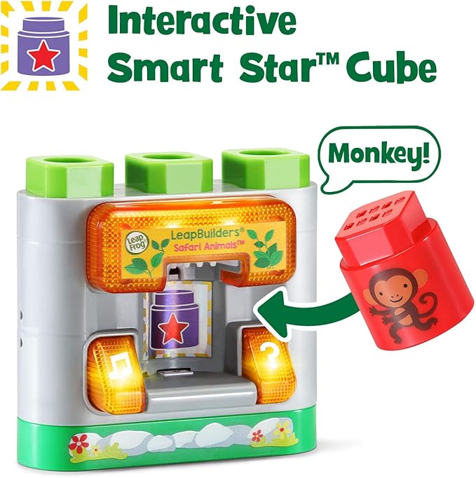 LeapFrog LeapBuilders Safari Animals Multicolor LeapFrog LeapBuilders Safari Animals Multicolor
