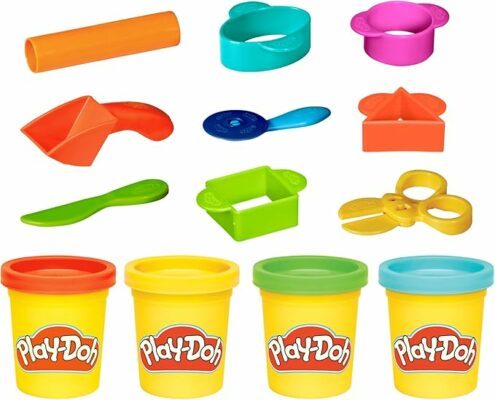 Play-Doh Starter Set 9 Piece Kit with Storage Tote