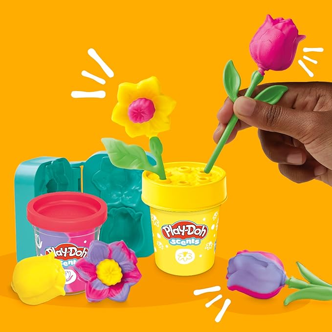 Play-Doh Tulips & Daffodils Flower Toy Kids Arts & Crafts Kit Play-Doh Tulips & Daffodils Flower Toy Kids Arts & Crafts Kit