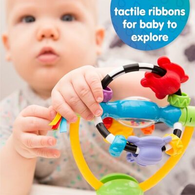 Playgro Baby High Chair Spinning Toy with Rattle and Suction Cup