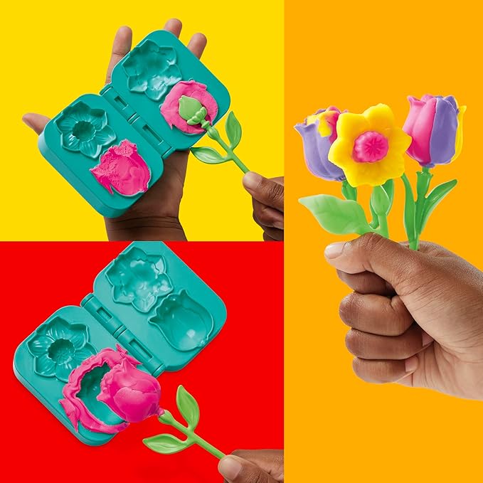 Play-Doh Tulips & Daffodils Flower Toy Kids Arts & Crafts Kit Play-Doh Tulips & Daffodils Flower Toy Kids Arts & Crafts Kit