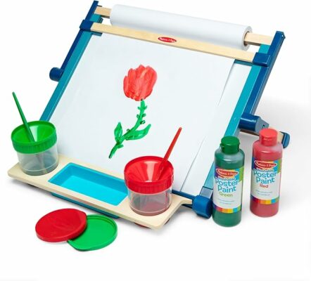 Melissa & Doug Deluxe Double Sided Tabletop Easel Arts & Crafts