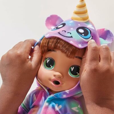 Baby Alive Super Brown Hair Dress Up Baby Doll Playset