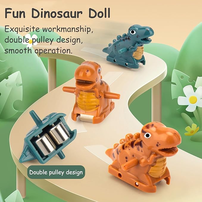 Dinosaur Chasing Race Track Dinosaur Climbing Slide Music Toy Dinosaur Chasing Race Track Dinosaur Climbing Slide Music Toy