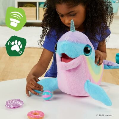 FurReal Wavy The Narwhal Interactive Animatronic Plush Toy