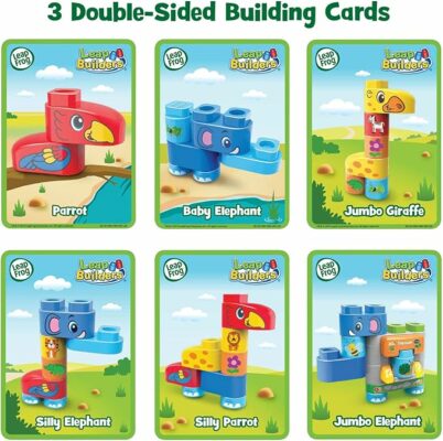 LeapFrog LeapBuilders Safari Animals Multicolor