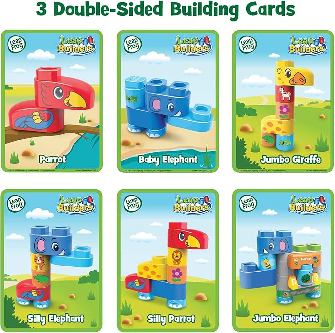 LeapFrog LeapBuilders Safari Animals Multicolor LeapFrog LeapBuilders Safari Animals Multicolor