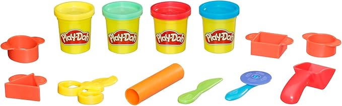 Play-Doh Starter Set 9 Piece Kit with Storage Tote