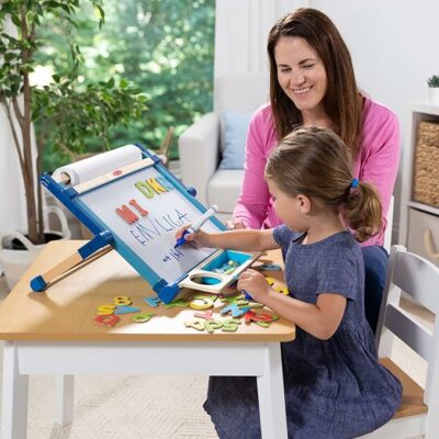 Melissa & Doug Deluxe Double Sided Tabletop Easel Arts & Crafts